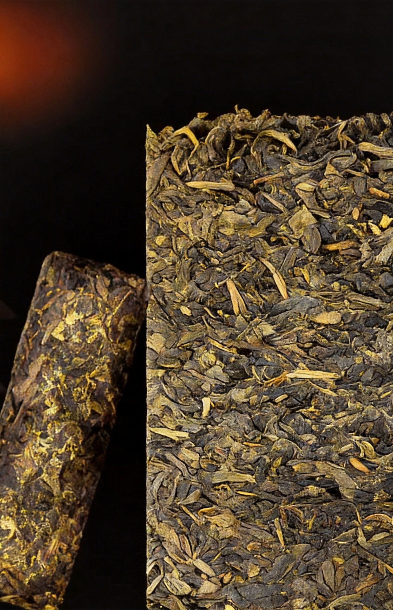 Golden Flower (Eurotium cristatum) in Fu Tea